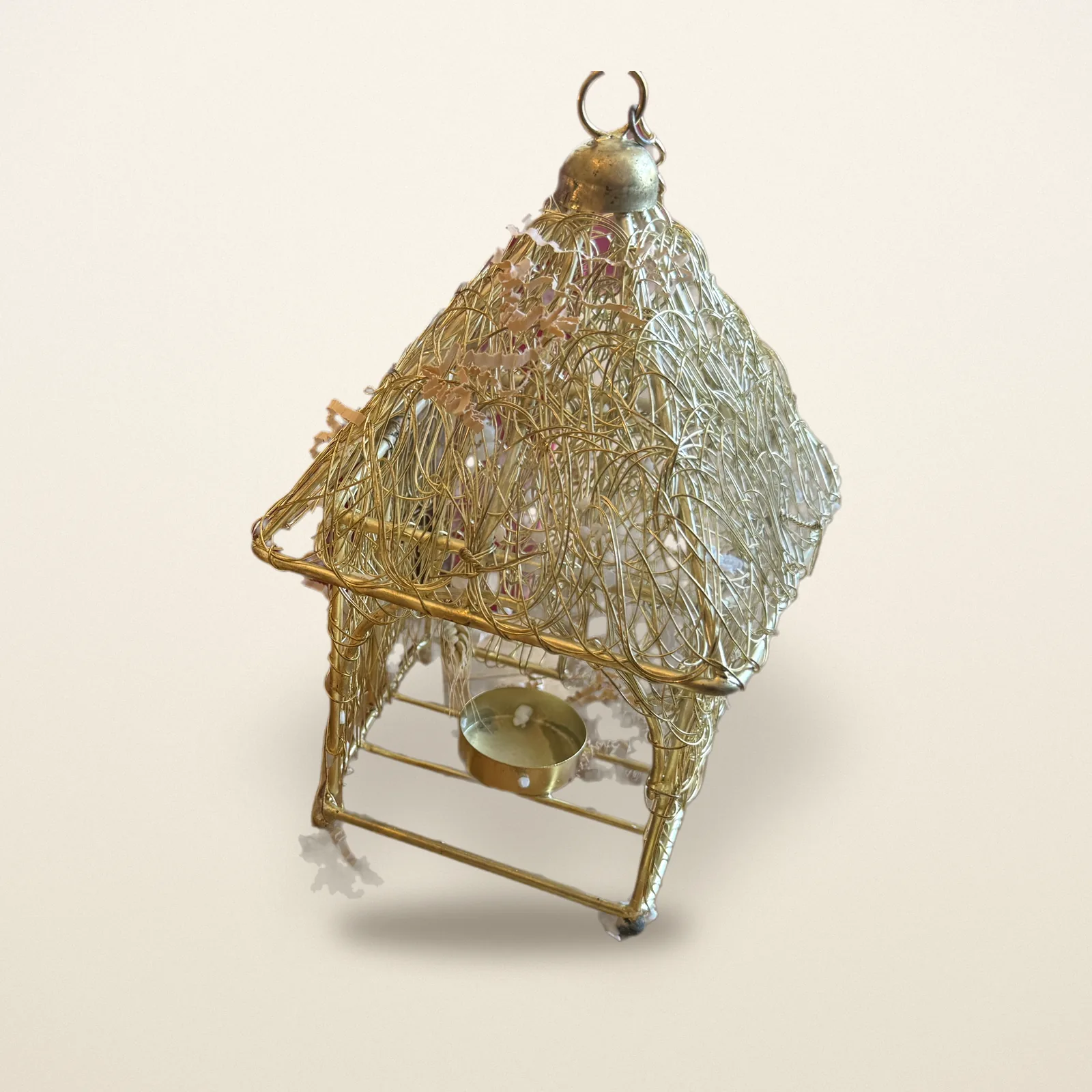 Spun-Gold Pavilion Lantern