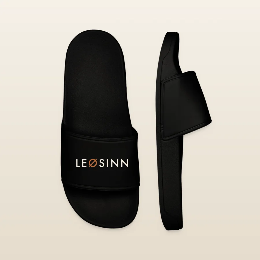 LEØSINN Flip Flops — Black